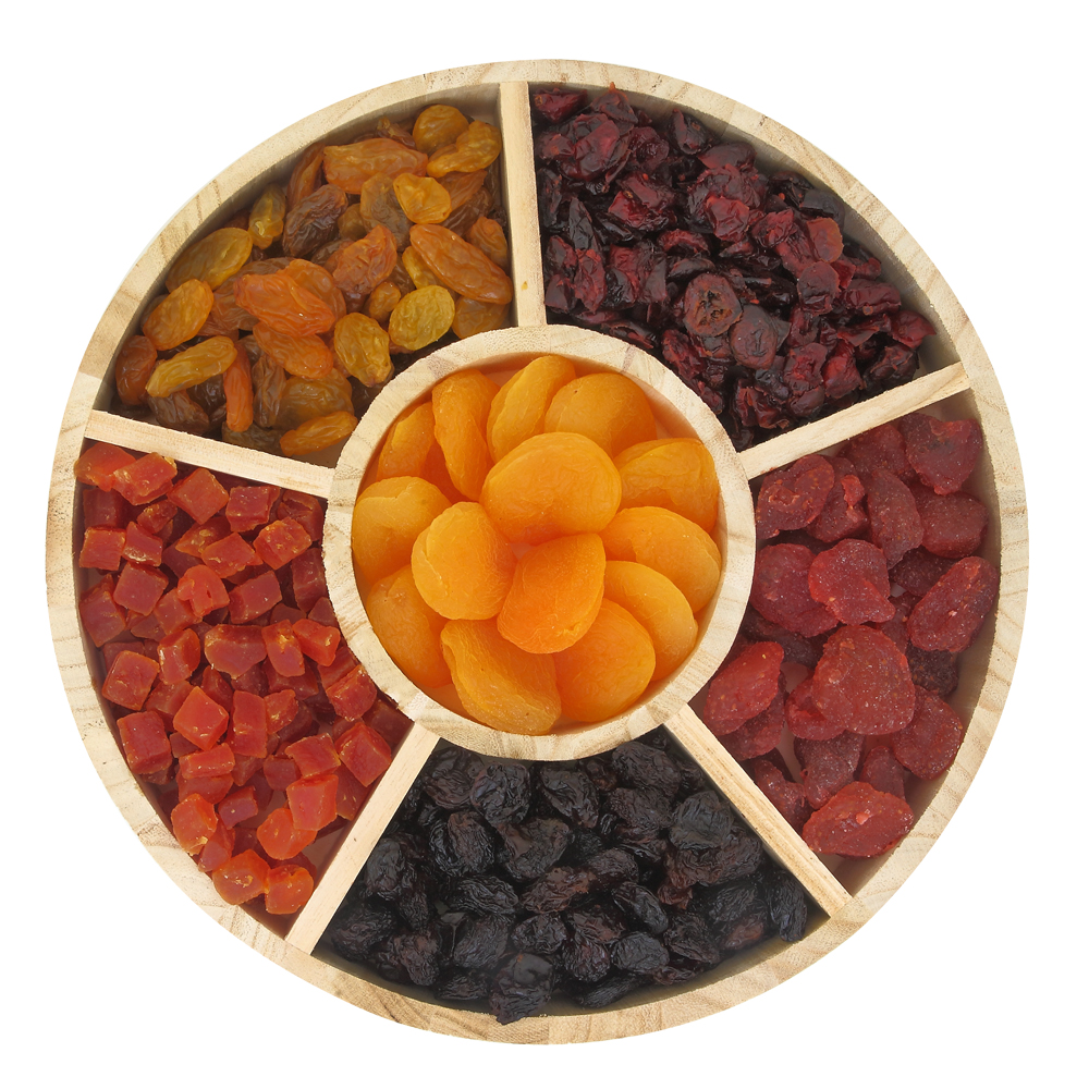 Tray Dried Fruits Round