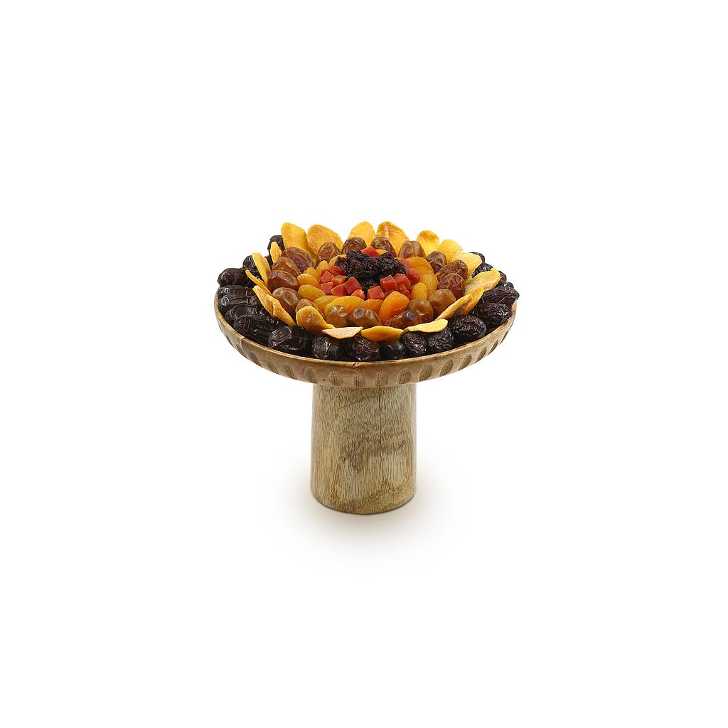 Mix Dried Fruits &amp; Dates Wooden Stand (L)