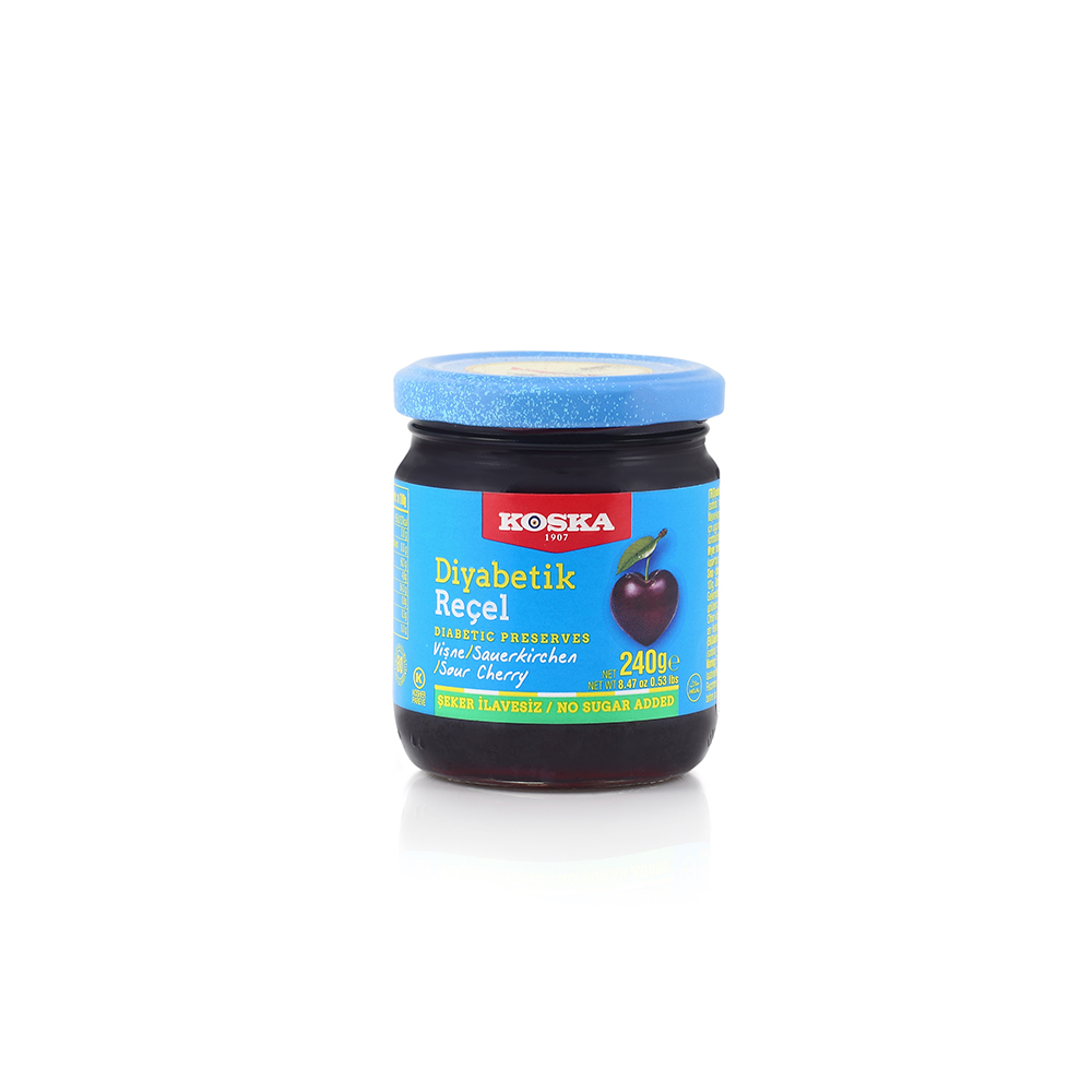 Diabetic Sour Cherry Jam 240g