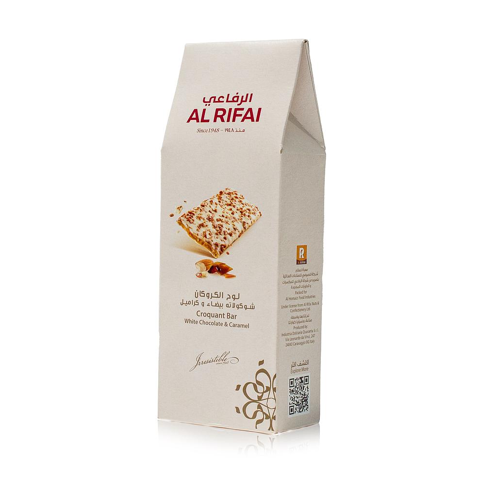 Caramel &amp; White Choco Croquant Bar 120g
