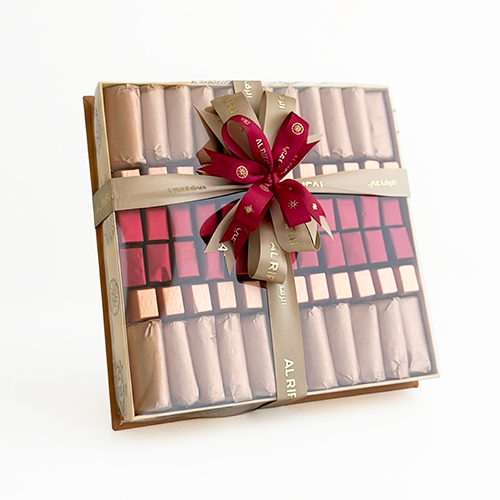 مكعبات الشوكولاتة بالحليب