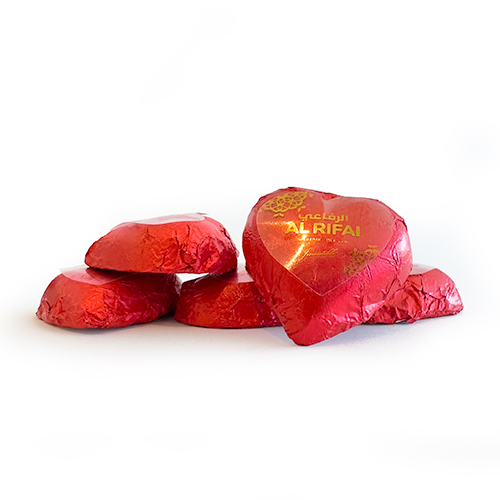 Chocolate Hazelnut Heart Shape