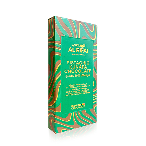 Pistachio Kunafa Chocolate Bar