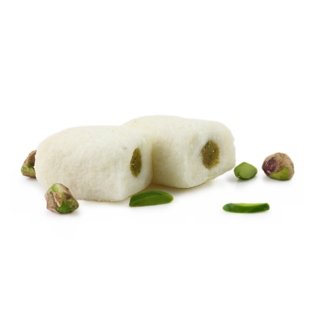 Coconut Fingers With Pistachio - 500g