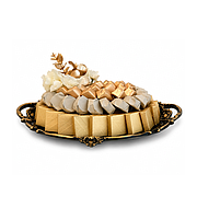 Mix Chocolate in Oval Black Tray 