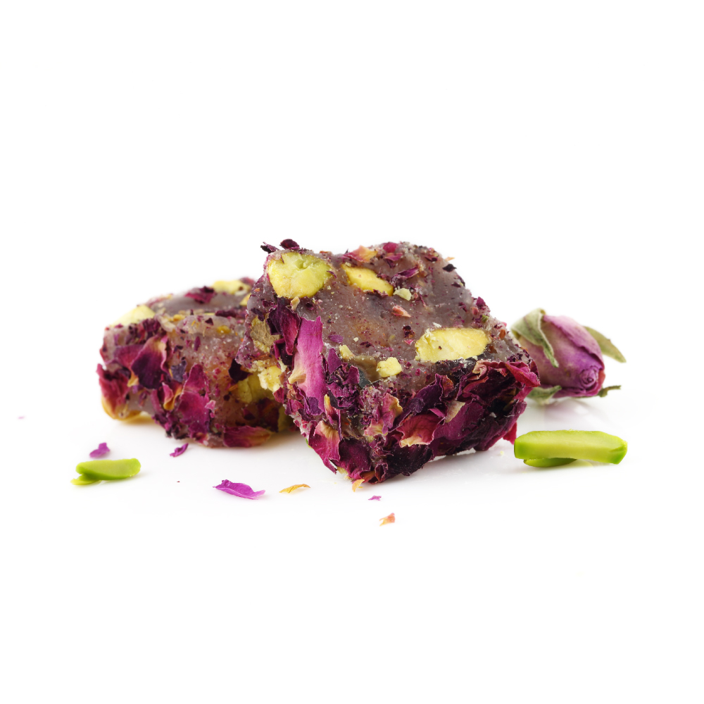 Turkish Delight Pomegranate with Pistachios &amp; Rose