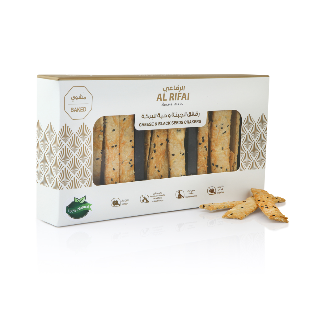 Cheese Black Seeds Crackers 200g